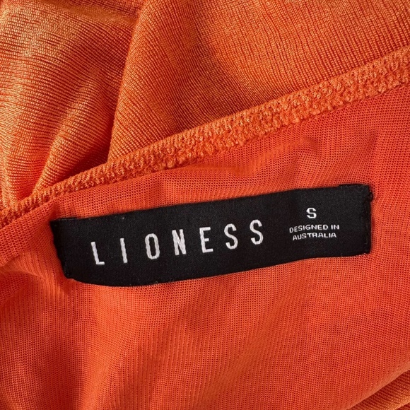 PRINCESS POLLY The Goddess Crop Top Orange - Picture 7 of 7